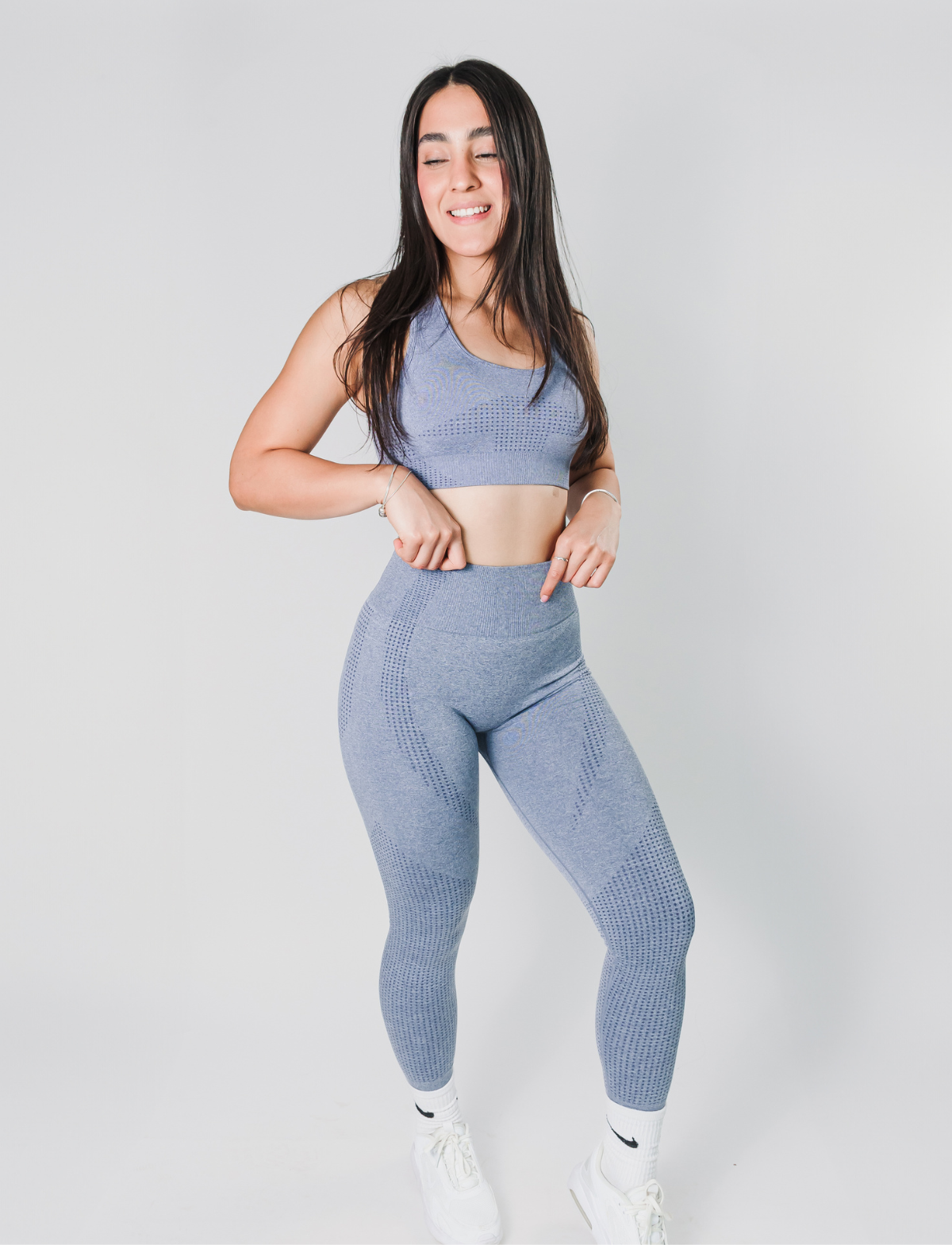 Calça Legging Aura Skin Cinza
