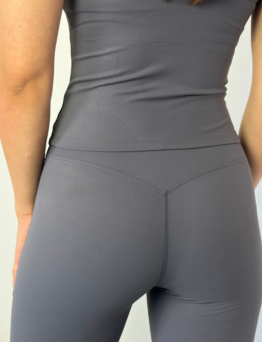 Calça Legging Feminina Flow Cinza