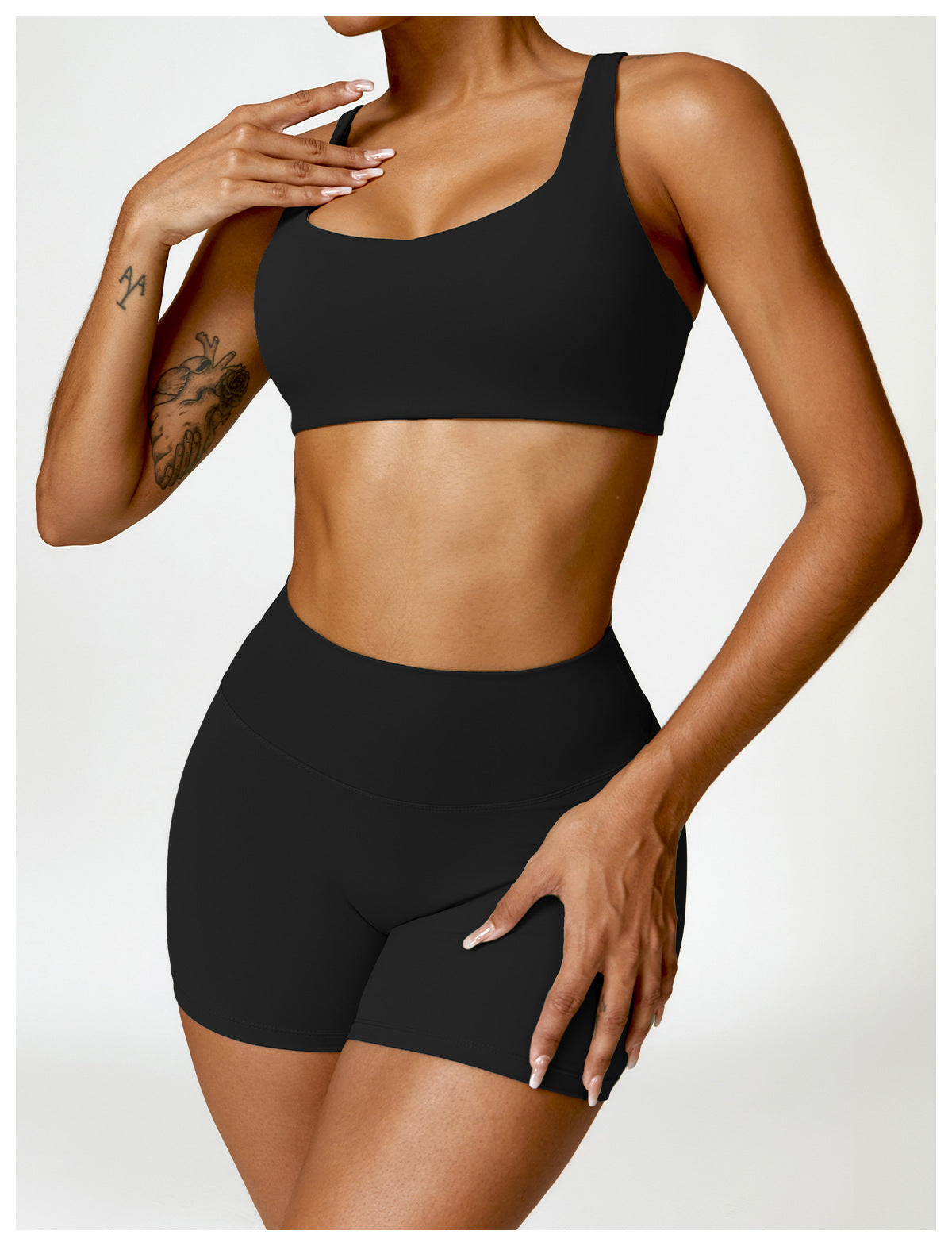Short Fitness Feminino Preto
