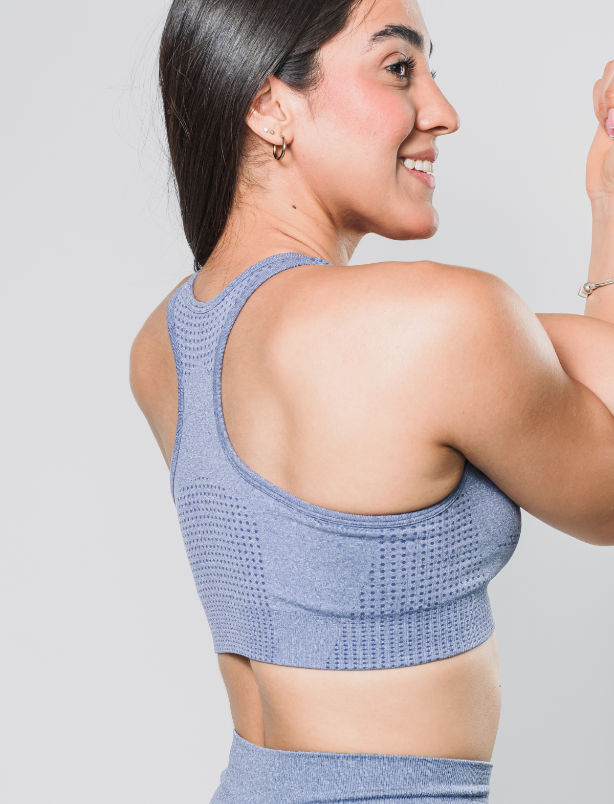 Top Fitness com Bojo Aura - Cinza
