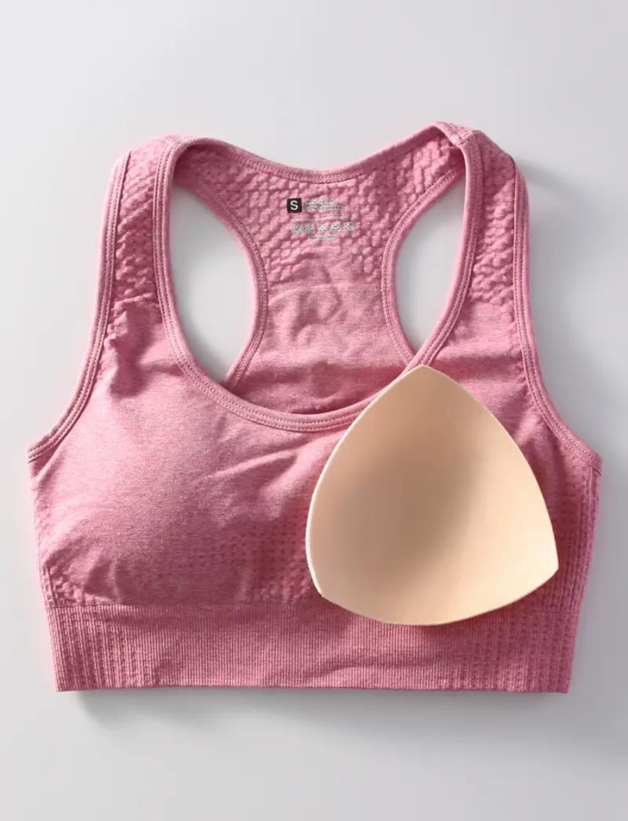 Top Fitness com Bojo Aura - Rosa