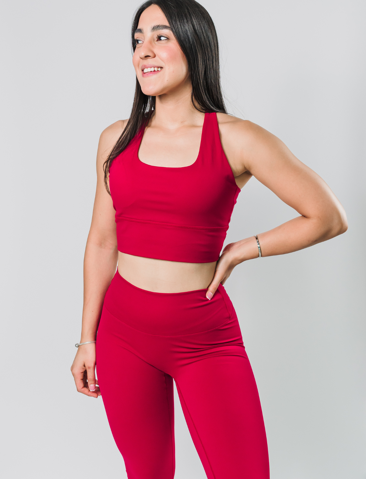 Calça Legging Feminina Dynamica Cereja