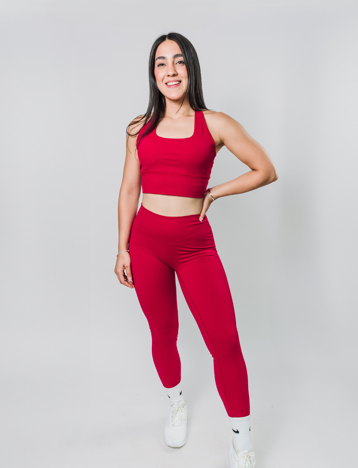 Calça Legging Feminina Dynamica Cereja