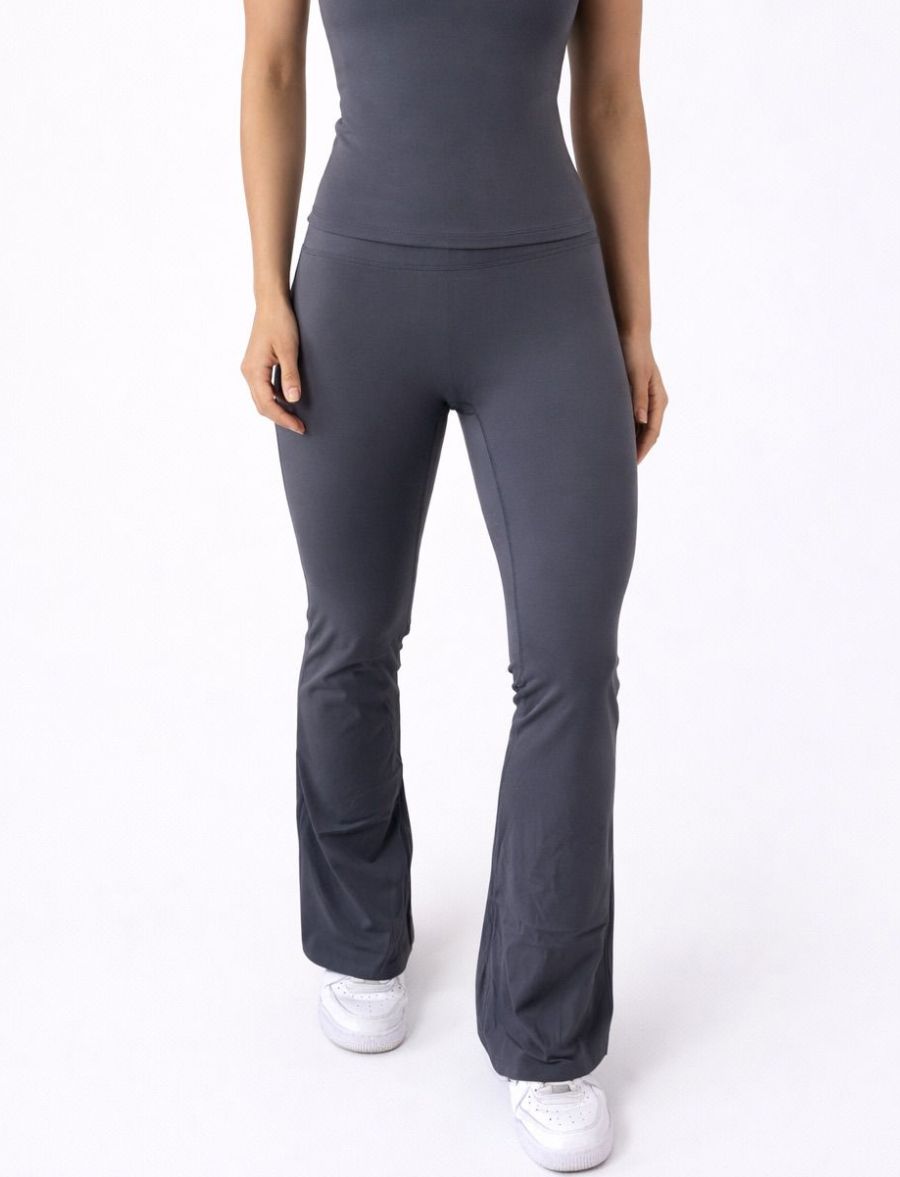 Calça Legging Feminina Flow Cinza