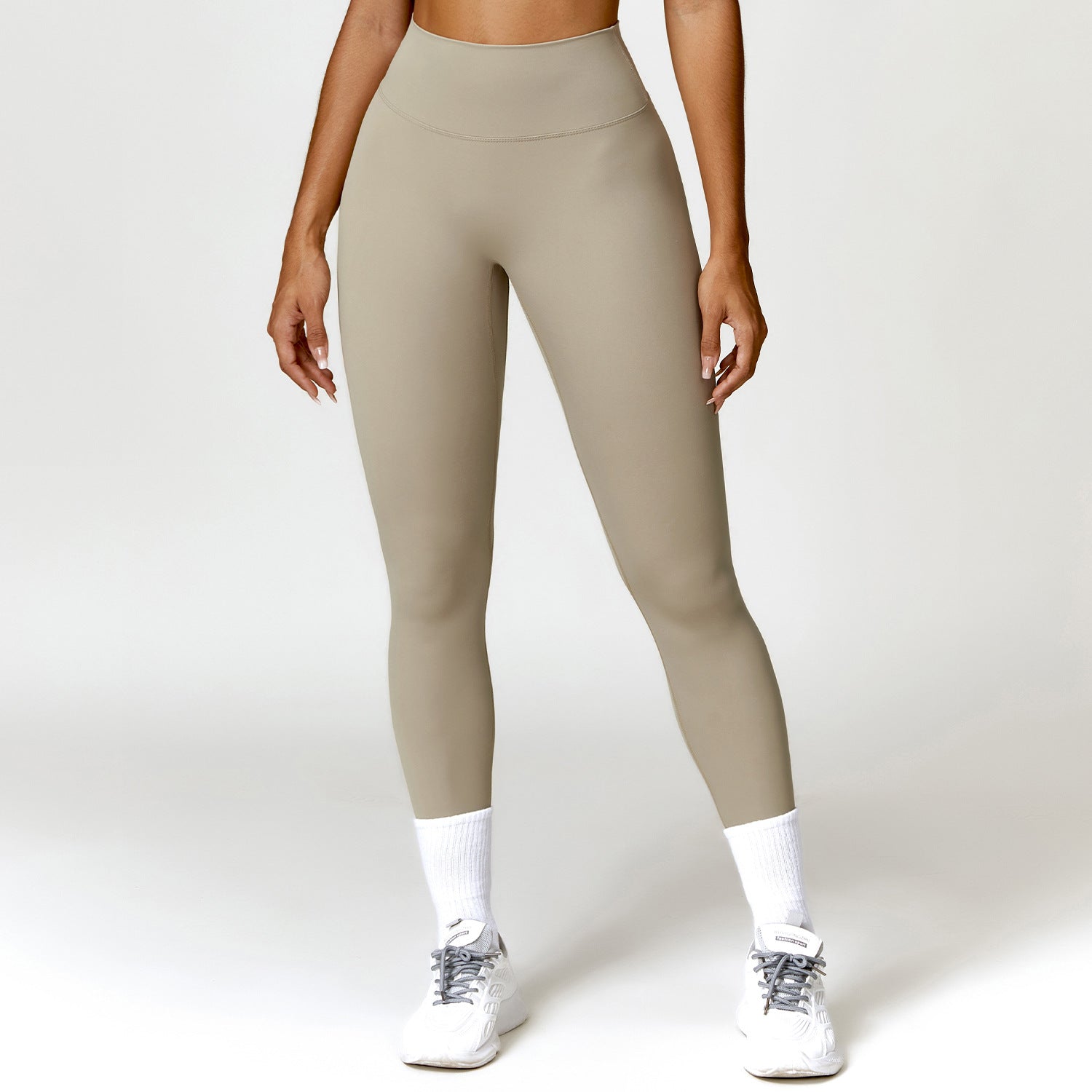 Calça Legging Feminina Bege