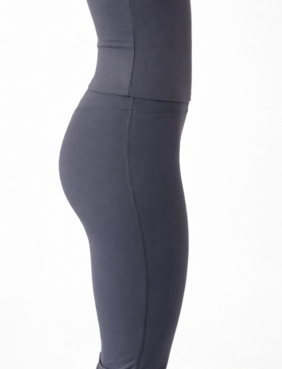 Calça Legging Feminina Flow Cinza
